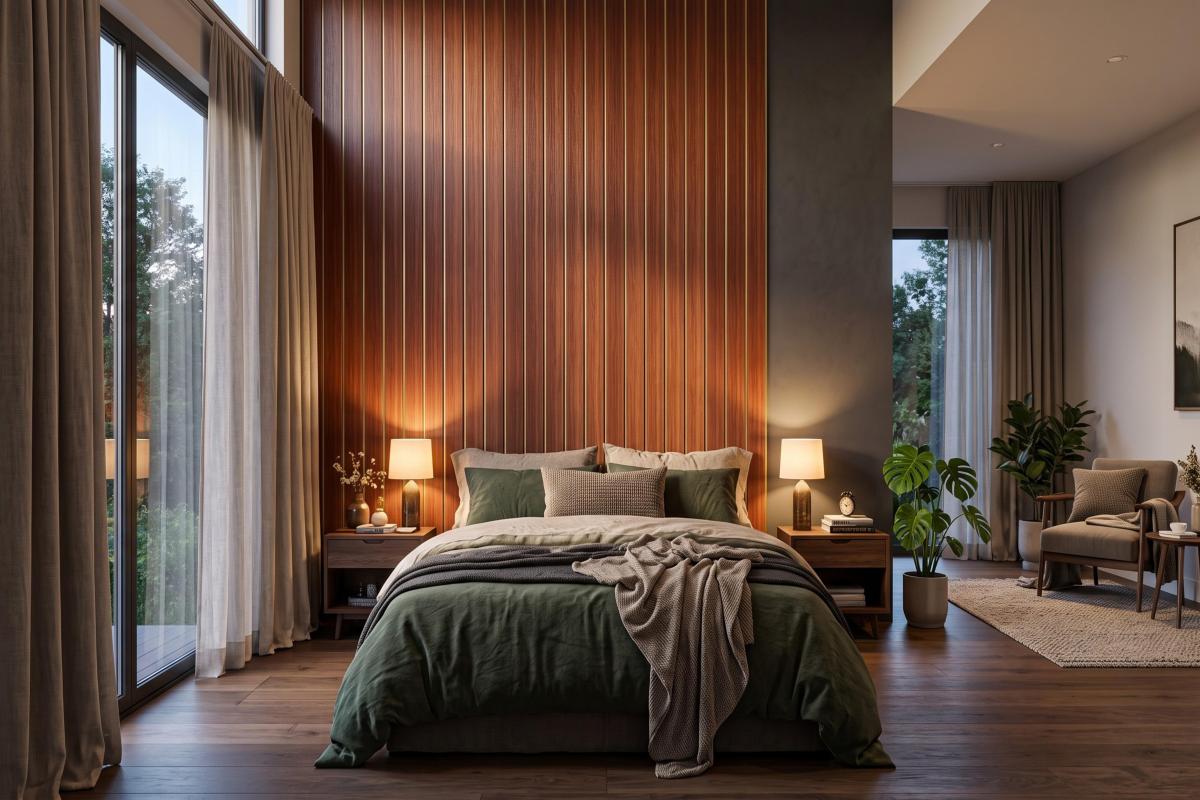 Premium Laminated WPC Louvers/Fluted Panels for Modern Interiors - Image 1
